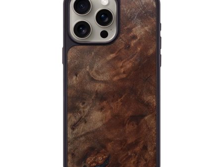 iPhone 15 Pro Max Wood+Resin Phone Case - Jared (Wood Burl, 681692) For Discount