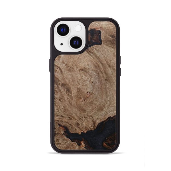 iPhone 13 Wood+Resin Phone Case - Winifred (Wood Burl, 681666) Online Hot Sale