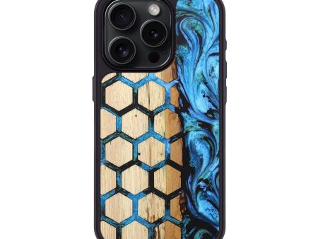 iPhone 15 Pro Wood+Resin Phone Case - Harrison (Pattern, 681718) Discount