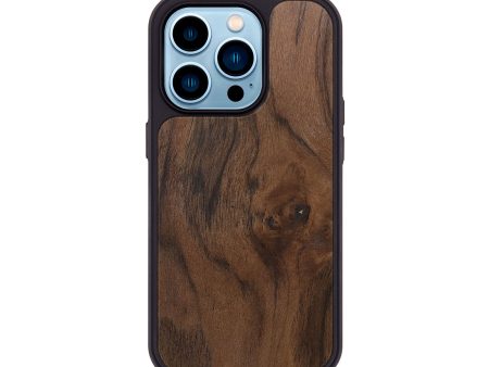 iPhone 14 Pro Wood+Resin Phone Case - Isabel (Wood Burl, 681691) Online Sale