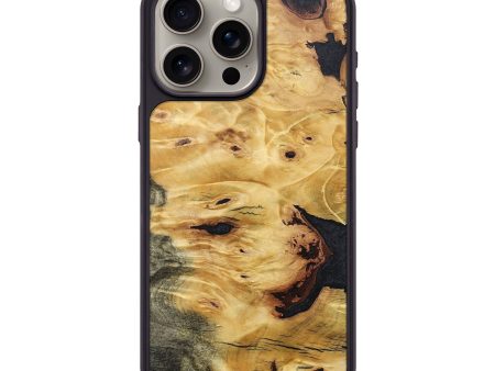 iPhone 15 Pro Max Wood+Resin Phone Case - Paola (Wood Burl, 681685) Cheap