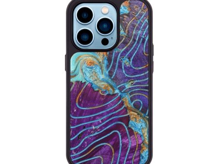 iPhone 14 Pro Wood+Resin Phone Case - Dean (Pattern, 681719) For Discount