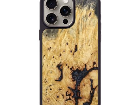 iPhone 15 Pro Max Wood+Resin Phone Case - Otto (Wood Burl, 681696) For Discount