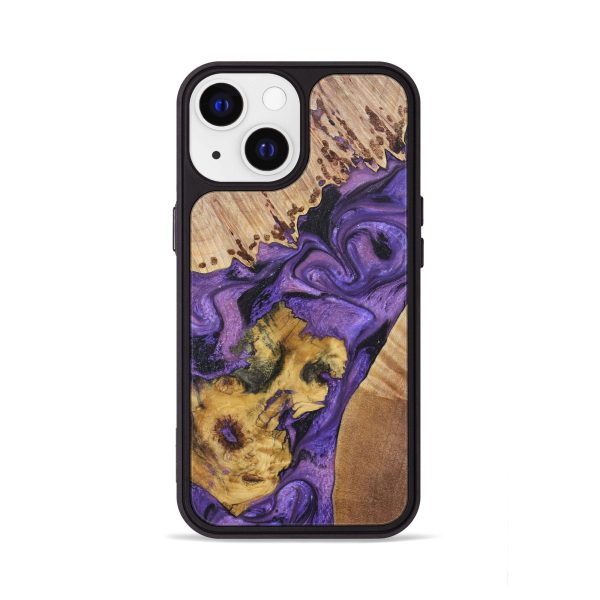 iPhone 13 Wood+Resin Phone Case - Terrence (Mosaic, 681642) Hot on Sale