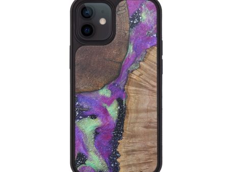 iPhone 12 Wood+Resin Phone Case - Camila (Cosmos, 677811) Online Hot Sale