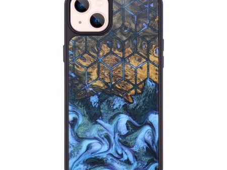 iPhone 14 Plus Wood+Resin Phone Case - Adrienne (Pattern, 680636) For Discount