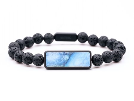 Lava Bead ResinArt Bracelet - Weston (Watercolor, 679693) Fashion