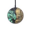 Circle Wood+Resin Wireless Charger - Ainsley (Green, 679005) For Sale