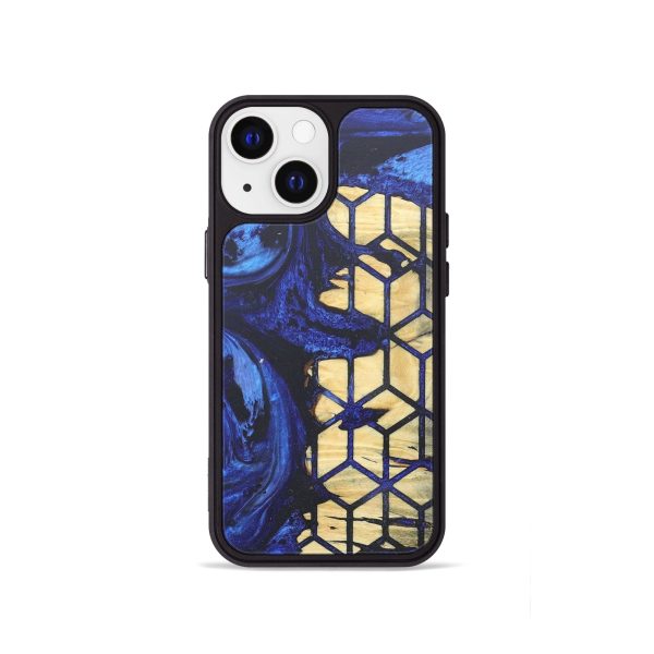 iPhone 13 mini Wood+Resin Phone Case - Brooks (Pattern, 677990) Sale