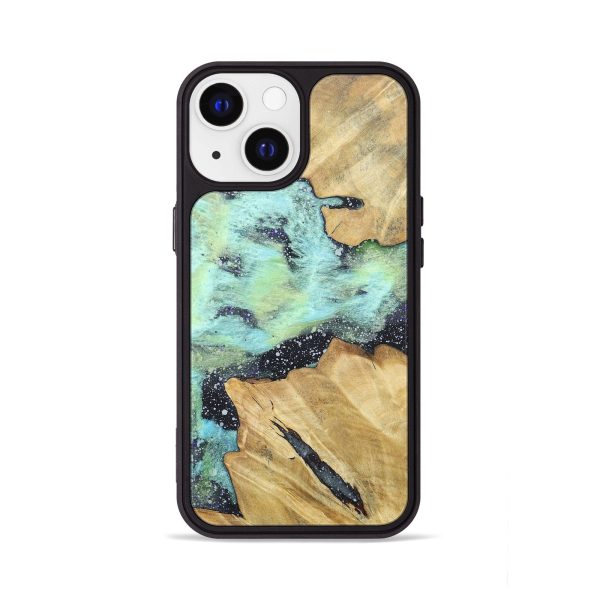 iPhone 13 Wood+Resin Phone Case - Tatiana (Cosmos, 677607) Sale