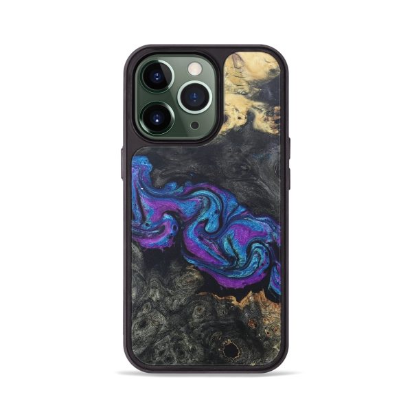 iPhone 13 Pro Wood+Resin Phone Case - Roy (Purple, 680701) Online