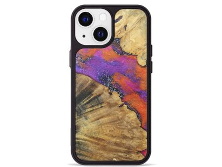 iPhone 13 mini Wood+Resin Phone Case - Claude (Cosmos, 677810) Fashion