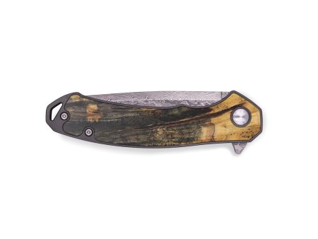 EDC Wood+Resin Pocket Knife - Tatum (Wood Burl, 679588) Hot on Sale