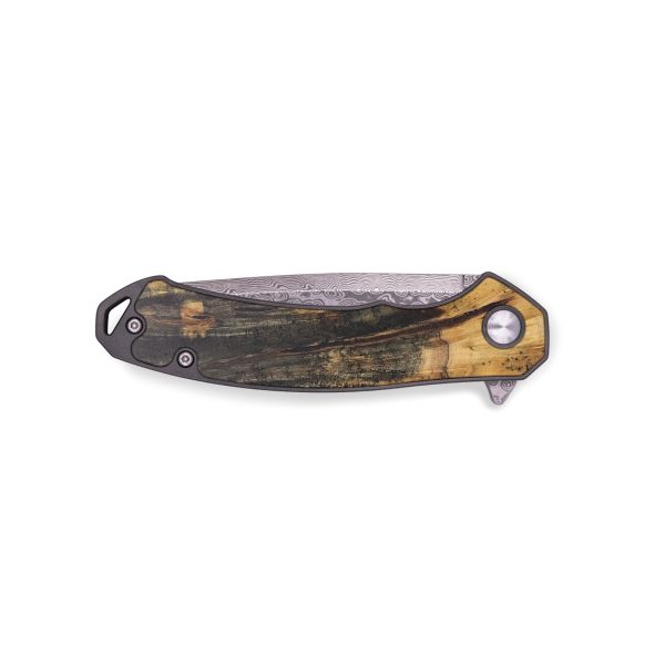 EDC Wood+Resin Pocket Knife - Tatum (Wood Burl, 679588) Hot on Sale