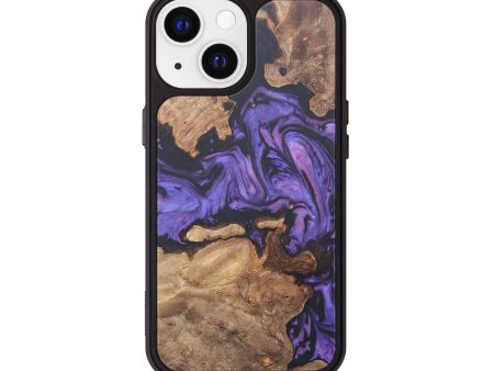 iPhone 13 Wood+Resin Phone Case - Guadalupe (Purple, 677954) Online Hot Sale