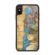 iPhone Xs Max Wood+Resin Phone Case - Ginger (Teal & Gold, 677724) Online