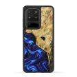 Galaxy S20 Ultra Wood+Resin Phone Case - Alfred (Blue, 682751) Fashion