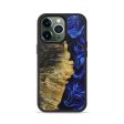 iPhone 13 Pro Wood+Resin Phone Case - Palmer (Blue, 682736) Fashion