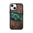 iPhone 13 Wood+Resin Phone Case - Terrell (Green, 681540) For Sale