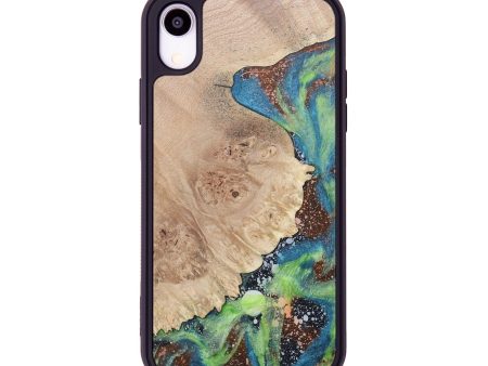 iPhone Xr Wood+Resin Phone Case - Jaslene (Cosmos, 681004) For Discount