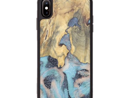 iPhone Xs Max Wood+Resin Phone Case - Bennett (Cosmos, 677832) Sale