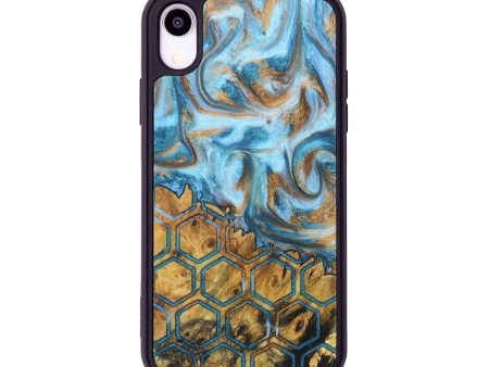 iPhone Xr Wood+Resin Phone Case - Rosemarie (Pattern, 679402) For Discount