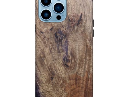 iPhone 14 Pro Max Wood+Resin Live Edge Phone Case - Dallas (Wood Burl, 682497) Online