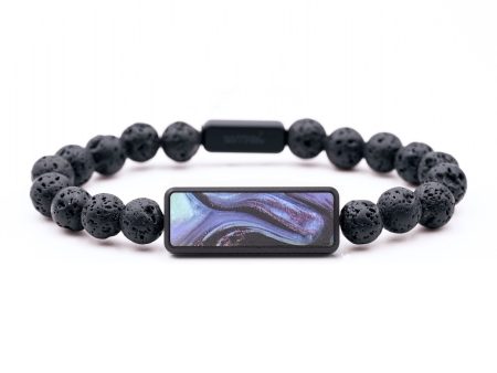 Lava Bead ResinArt Bracelet - Cyrus (Purple, 679947) Hot on Sale