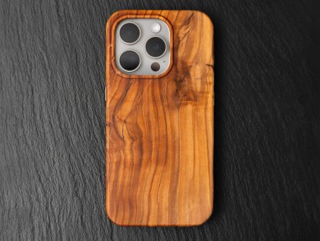 Carved Founders Edition Live Edge Case - iPhone 15 Pro (Sienna, 006) Fashion