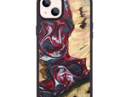 iPhone 14 Plus Wood+Resin Phone Case - Hudson (Mosaic, 677579) Discount