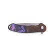 EDC Wood+Resin Pocket Knife - Sallie (Purple, 678034) Online now