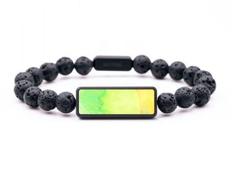 Lava Bead ResinArt Bracelet - Alaya (Watercolor, 679690) Online Sale