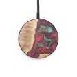 Circle Wood+Resin Wireless Charger - Carolina (Red, 678103) For Cheap