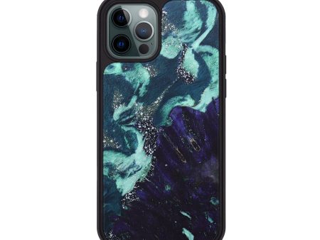 iPhone 12 Pro Wood+Resin Phone Case - Tony (Cosmos, 681011) Fashion