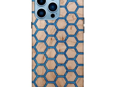 iPhone 14 Pro Max Wood+Resin Live Edge Phone Case - Desiree (Pattern, 677530) For Sale