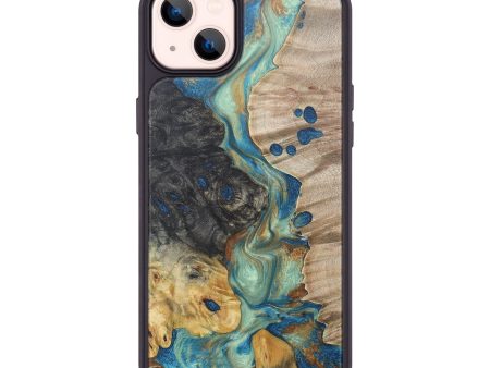 iPhone 14 Plus Wood+Resin Phone Case - Andre (Mosaic, 681048) For Discount