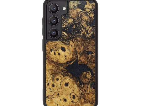 Galaxy S23 Wood+Resin Phone Case - Chelsey (Wood Burl, 679168) Supply