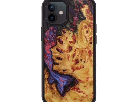 iPhone 12 Wood+Resin Phone Case - Juanita (Wood Burl, 678696) Cheap