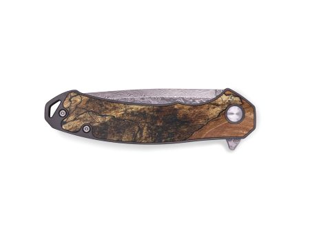 EDC Wood+Resin Pocket Knife - Sherri (Wood Burl, 679589) on Sale