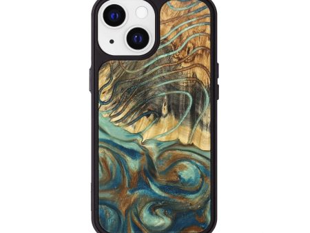 iPhone 13 Wood+Resin Phone Case - Tessa (Pattern, 678447) Discount