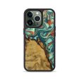 iPhone 13 Pro Wood+Resin Phone Case - Belinda (Green, 678494) Fashion