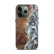 iPhone 13 Pro Wood+Resin Live Edge Phone Case - Madyson (Blue, 682476) Cheap