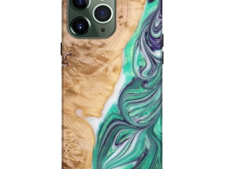 iPhone 13 Pro Max Wood+Resin Live Edge Phone Case - Karson (Purple, 680538) Supply