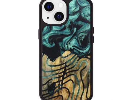 iPhone 13 Wood+Resin Phone Case - Aisha (Pattern, 678681) Fashion