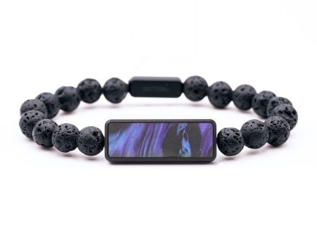 Lava Bead ResinArt Bracelet - Thea (Purple, 679920) For Discount