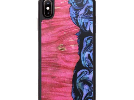 iPhone Xs Max Wood+Resin Phone Case - Dylan (Purple, 679323) Online now