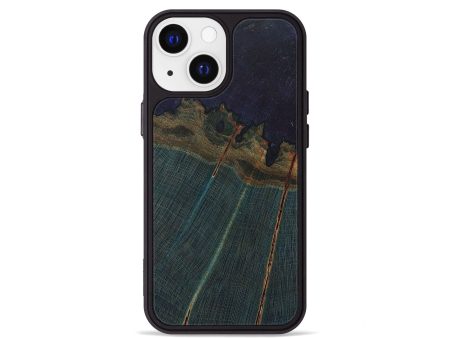 iPhone 13 mini Wood+Resin Phone Case - Judah (Wood Burl, 677768) Online Sale