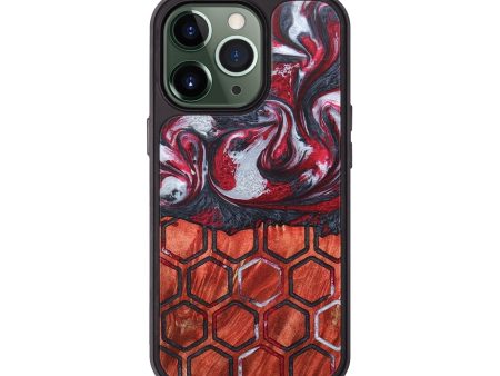 iPhone 13 Pro Wood+Resin Phone Case - Nora (Pattern, 677656) Discount