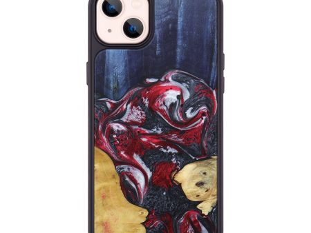 iPhone 14 Plus Wood+Resin Phone Case - Claire (Mosaic, 677741) Online now