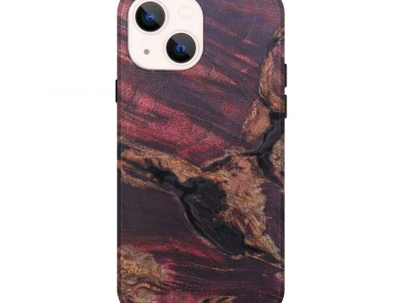 iPhone 13 Wood+Resin Live Edge Phone Case - Atticus (Wood Burl, 682496) Online Sale